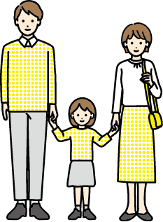 家族のイラスト